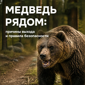 В последнее время в нашем крае участились случаи выхода медведей к людям.